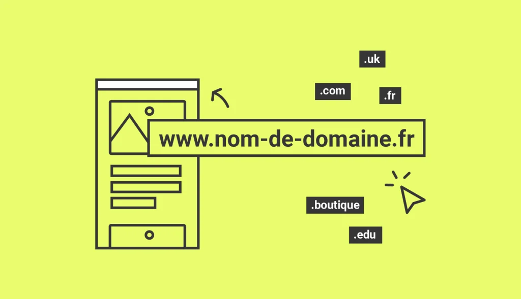 Nom de domaine pour un site web