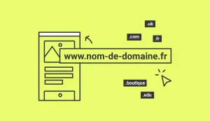 Nom de domaine pour un site web