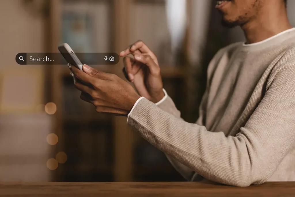 Recherche Google sur Mobile
