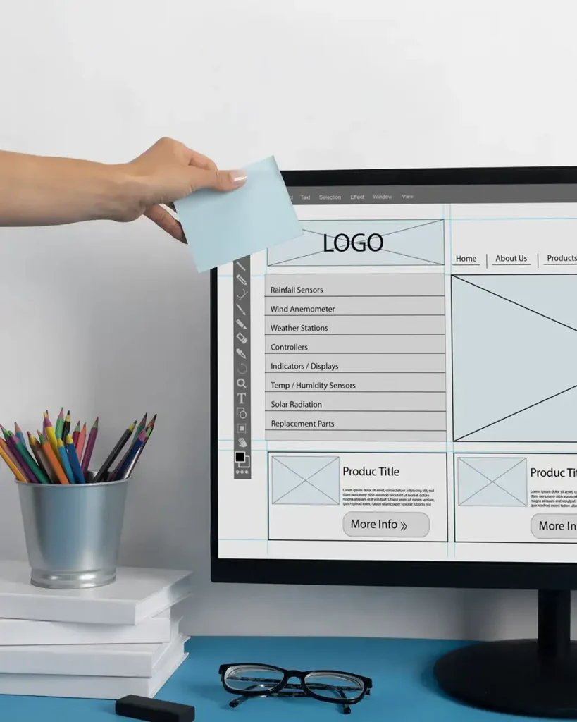wireframe création site internet