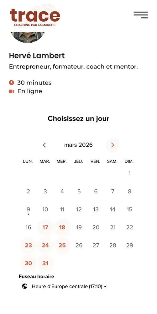 Création du site Trace 7 Version mobile Trace